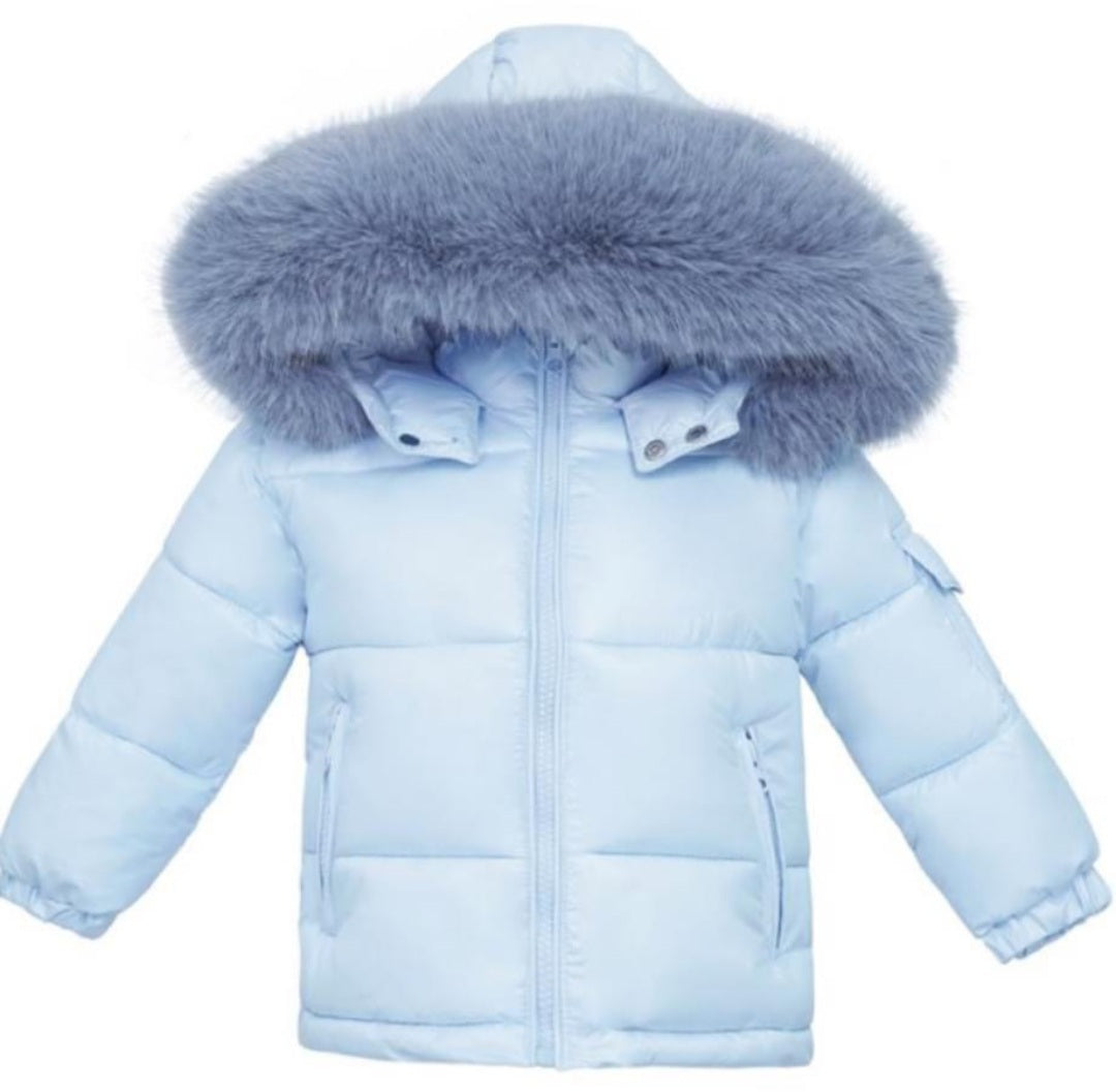 Fur Hood Puffa Jacket Coat