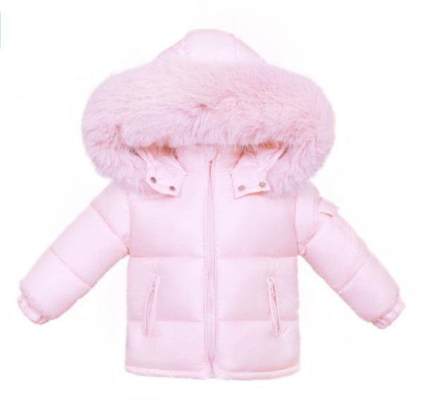 Fur Hood Puffa Jacket Coat