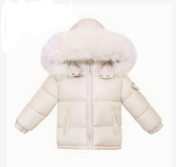 Fur Hood Puffa Jacket Coat