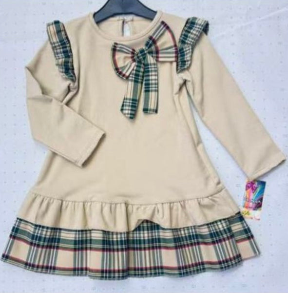 Dress with Tartan Dress detail