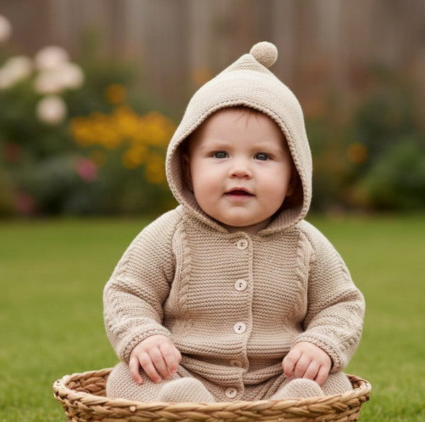 Knitted Pram Suit