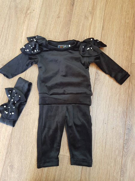 Velour 3 piece tracksuit