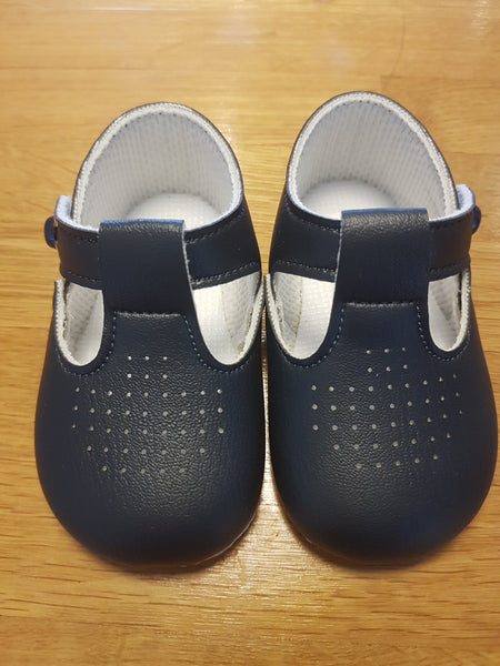 Boys Soft Sole Pram Shoes