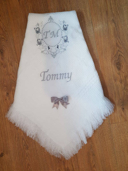 Personalised Emblem Shawl/Blanket