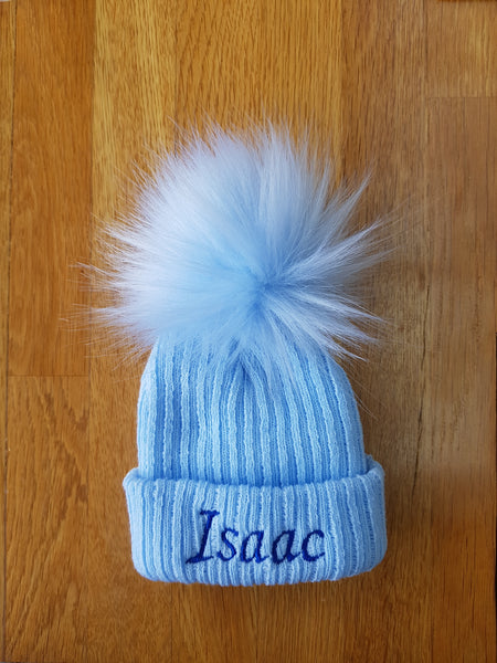 Personalised Single Pom Hat