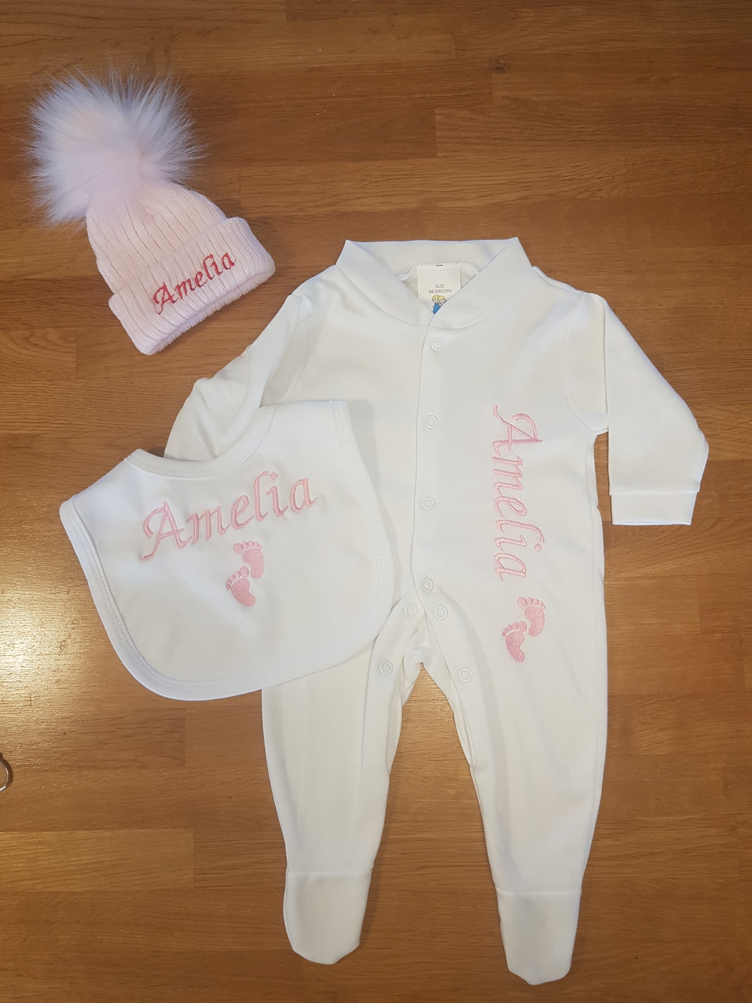 Personalised shop baby grow