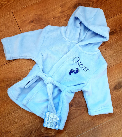 Personalised Dinosaur Fleece Dressing Gown | My 1st Years