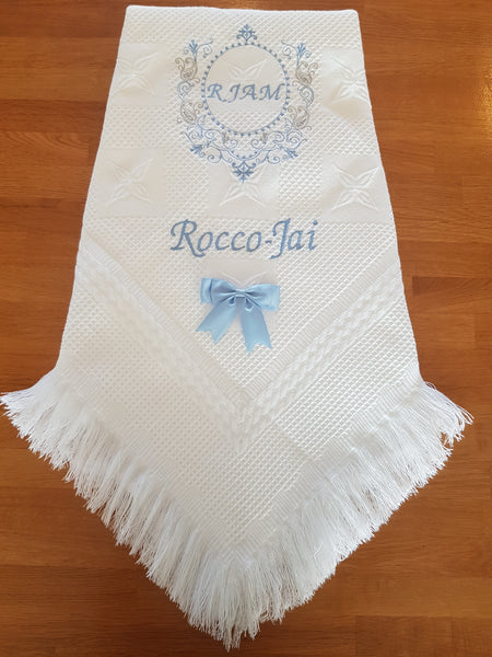 Personalised Emblem Shawl/Blanket