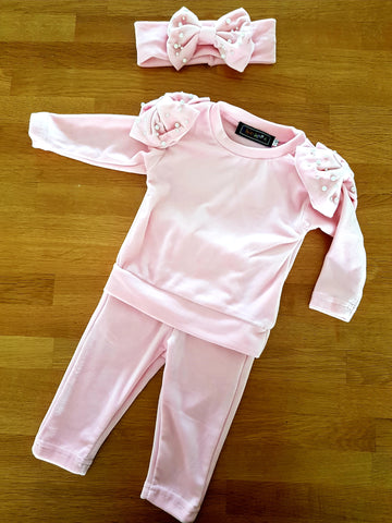 Velour 3 piece tracksuit