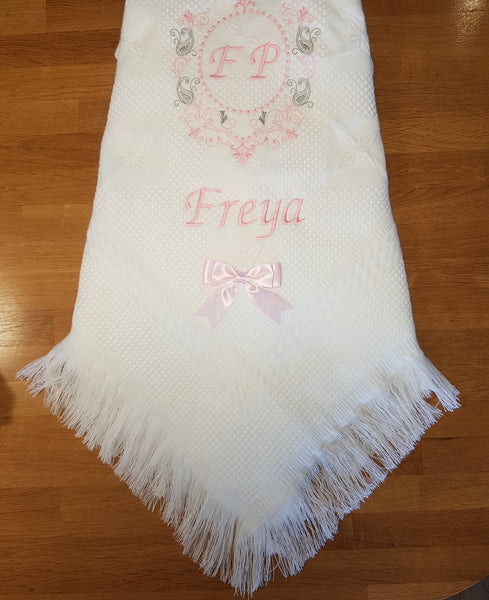 Personalised Emblem Shawl/Blanket