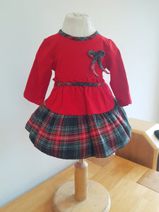 Red Tartan Dress