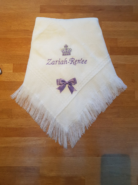 Personalised Crown Shawl