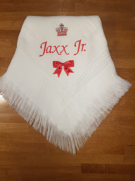 Personalised Crown Shawl