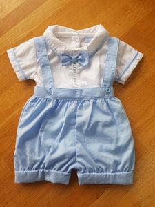 Summer Dungarees Short Set