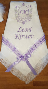 Personalised Emblem Frill Shawl