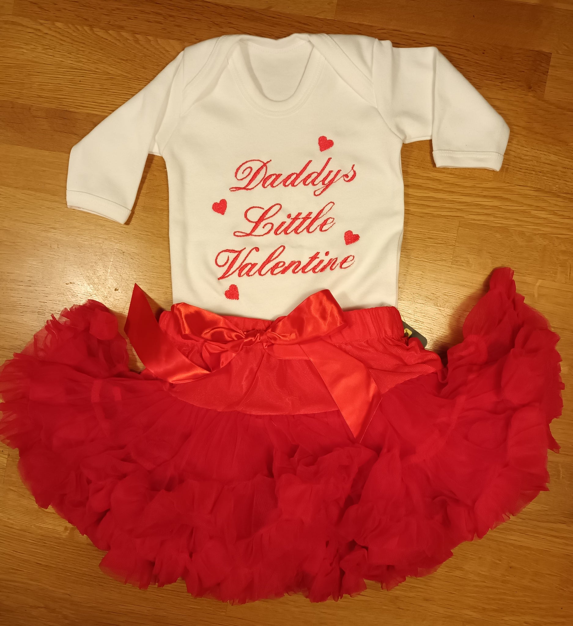 Daddy's Valentine Top & Tutu set