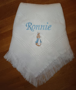 Personalised Rabbit Shawl