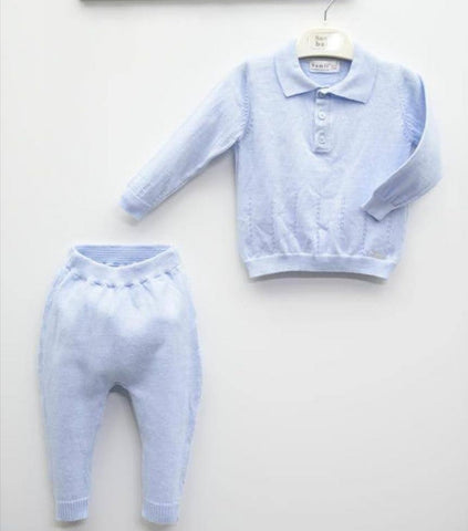 Boys 2 piece soft knit set