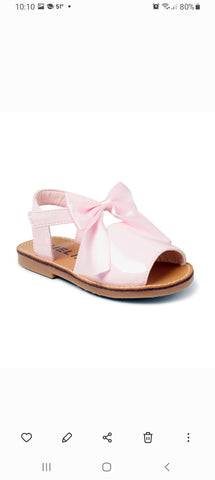 Satin Bow Sandal